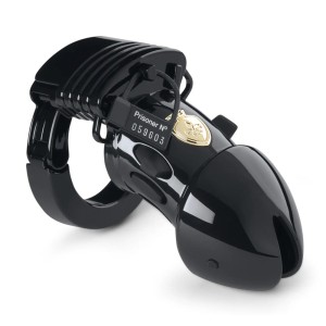 Mystim Pubic Enemy No 1 Black Edition E-stim Cock Cage