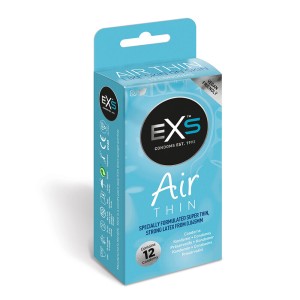 Exs Air Thin Condoms 12 Pack