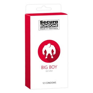 Secura Kondome Big Boy 60mm X12 Condoms