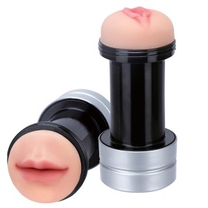 Realstuff 2 In 1 Mouth And Vagina Hummer Masturbator