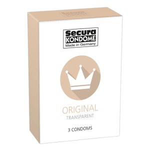 Secura Kondome Original Transparent X3 Condoms