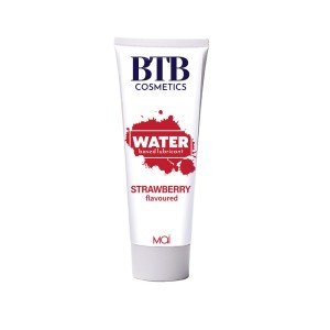 Btb Strawberry Flavoured Water Based Lubricant 100ml