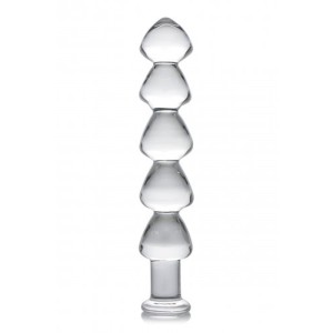 Master Series Drops Anal Links Glass Dildo