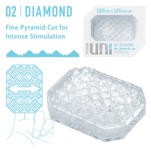 Tenga Uni Diamond Sleeve Masturbator
