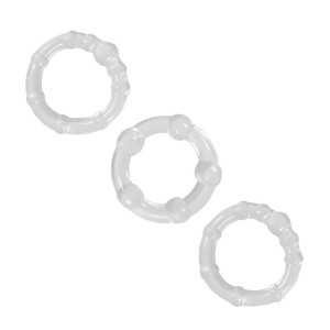 Ns Novelties Renegade Intensity Rings Cock Rings Clear