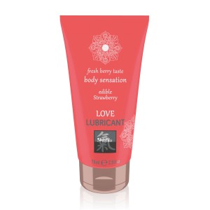 Shiatsu Love Lubricant Edible Strawberry 75ml