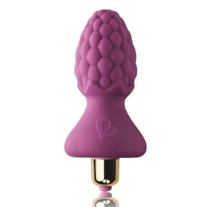 Rocks Off 7 Speed Ass-berries Raspberry Butt Plug