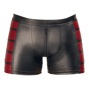 Nek Matte Look Pants In Black And Red