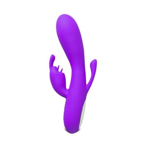 Double Bunny 12 Speed Silicone Vibe Purple