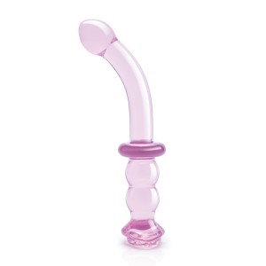 Glaze Glass Rosebud G-spot Dildo