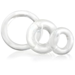Screaming O Ring O X 3 Clear Cockrings
